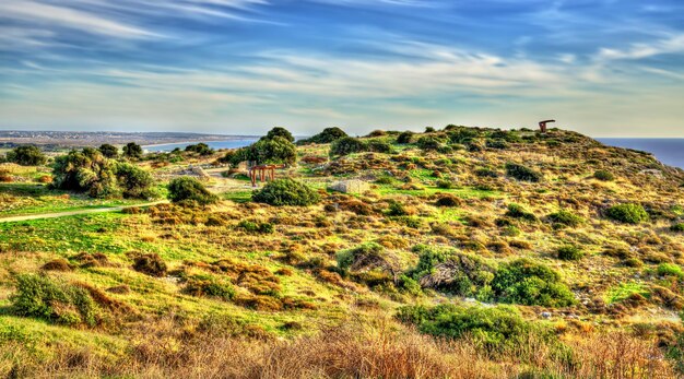 Ruinas de Kourion, una antigua ciudad griega en Chipre