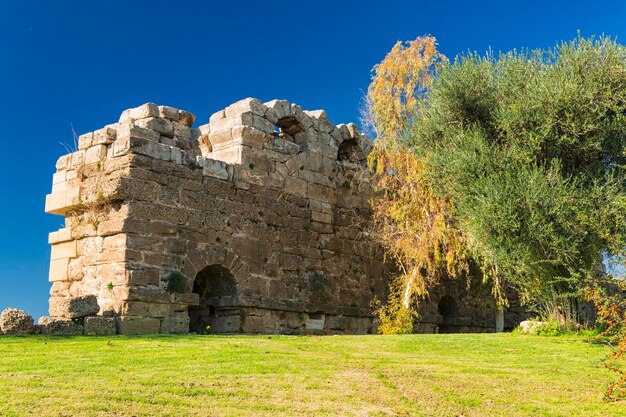 ruinas en lado