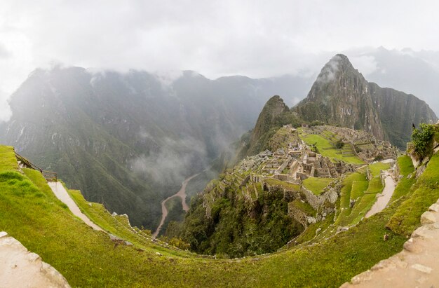 Ruinas de Machu Picchu en Perú