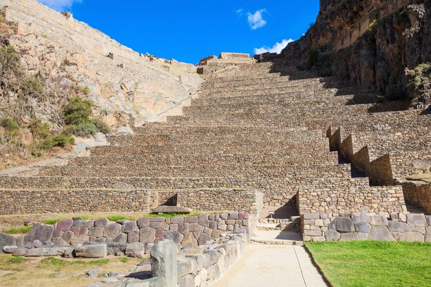 Foto ruinas de ollantaytambo