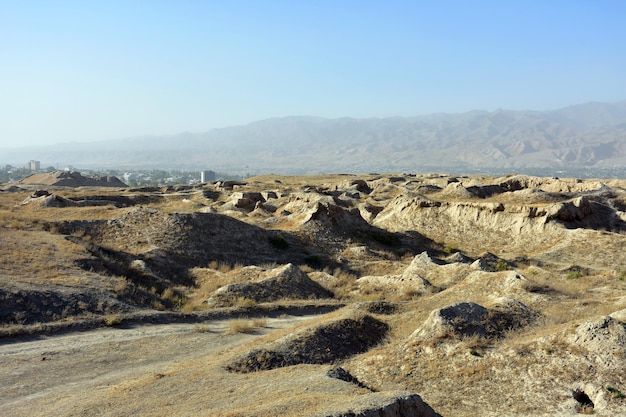 Las ruinas de Penjikent