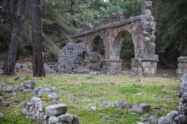 Ruinas de Phaselis en Turquía