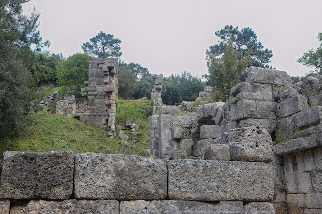 Ruinas de Phaselis en Turquía