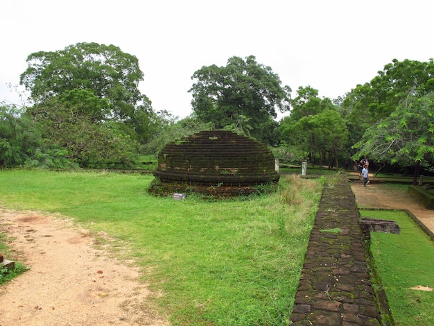 Foto ruinas en polonnaruwa, sri lanka