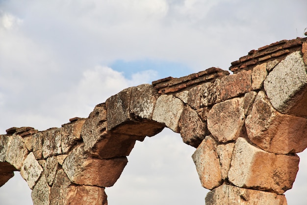 Ruinas romanas en Anjar, Líbano