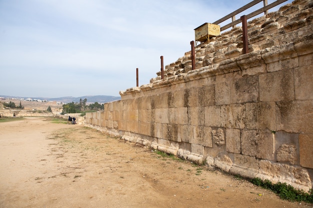 ruinas romanas en la ciudad jordana de Jerash