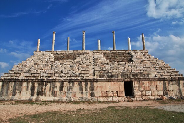 Ruínas romanas em tiro (azedo), líbano