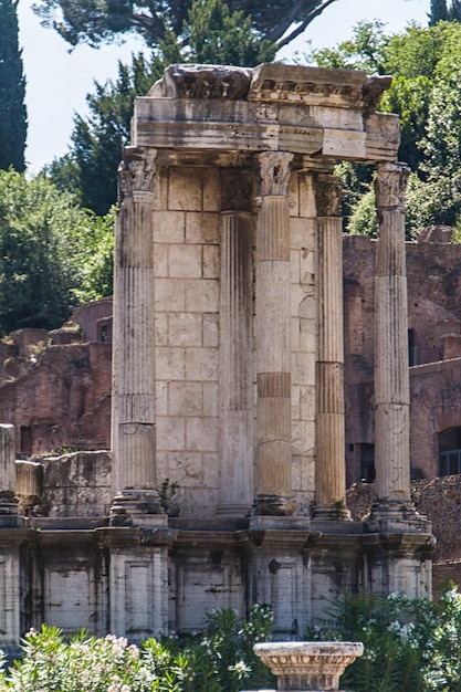 Ruinas romanas en el Foro de Roma