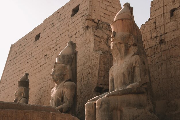 Ruinas del templo egipcio de Karnak el museo al aire libre más grande de Luxor