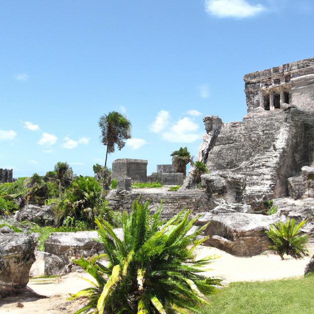 Foto ruinas de tulum méxico