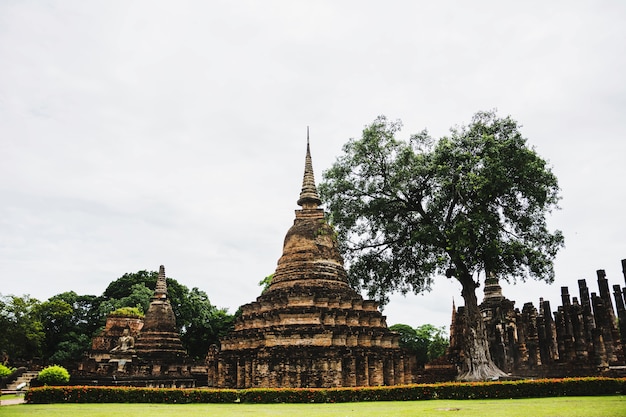 Ruine des historischen Parks, Welterbe von Thailand