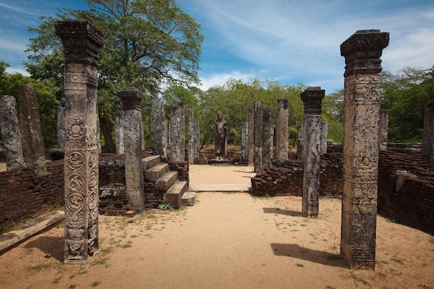 Ruinen Antike Stadt Polonnaruwa Sri Lanka