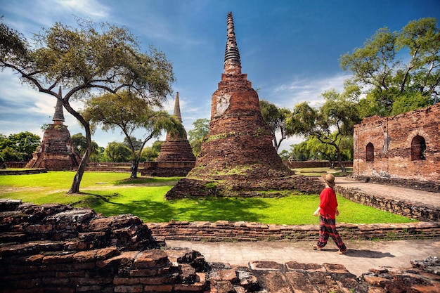 Ruinen der alten Hauptstadt Ayutthaya