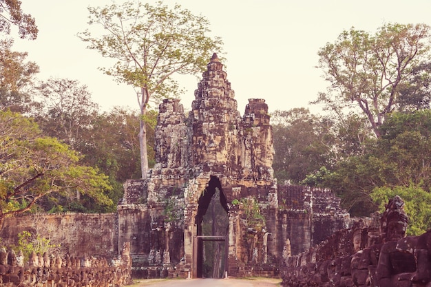 Ruinen der alten Khmer-Zivilisation von Angkor in der Nähe von Siem Reap, Kambodscha