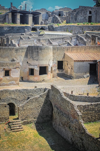 Ruinen der antiken italienischen Stadt Pompeji