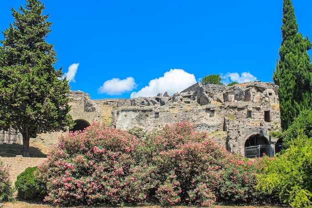 Ruinen der antiken italienischen Stadt Pompeji
