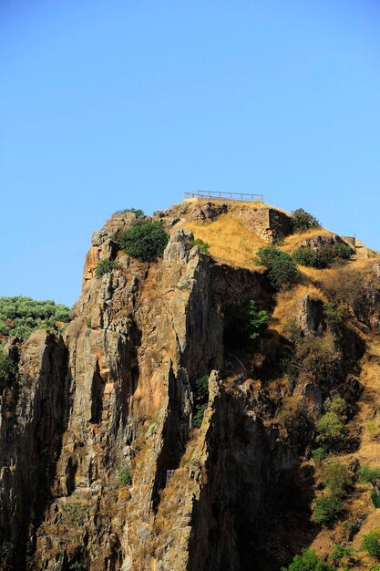 Ruinen der arabischen Burg von Cambil Jaen