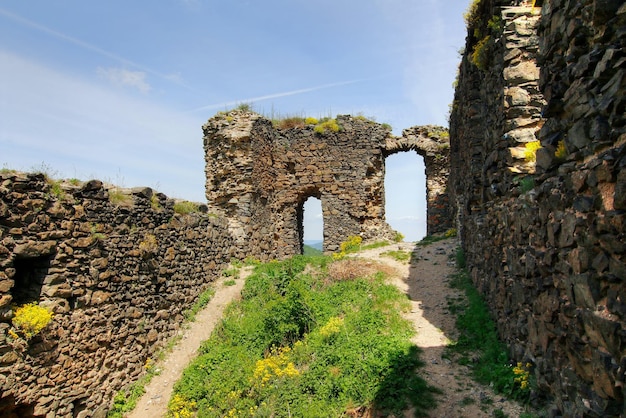 Ruinen der Burg Kostalov