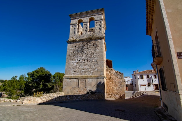 Ruinen der Kirche Santo Domingo de Silos in Alarcon