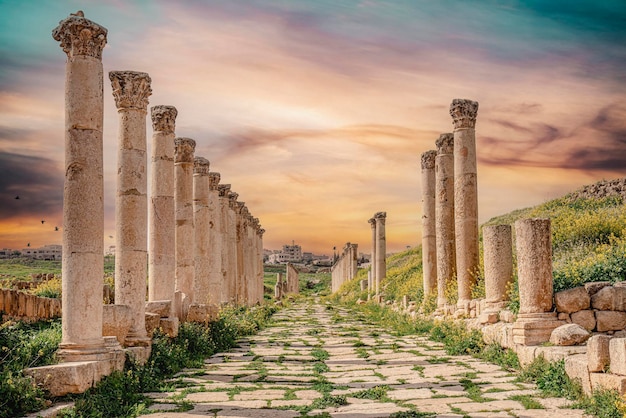 Ruinen der Stadt Jerash