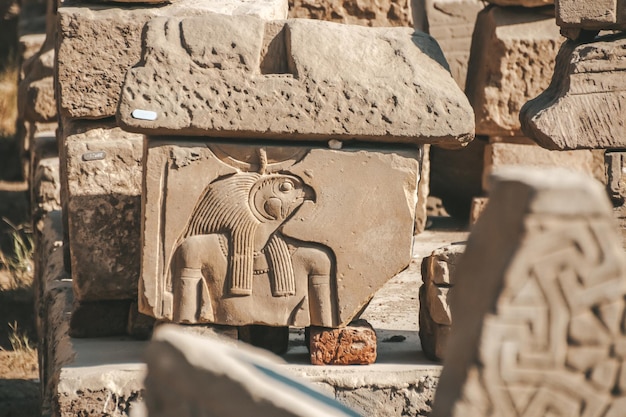 Ruinen des ägyptischen Karnak-Tempels das größte Freilichtmuseum in Luxor