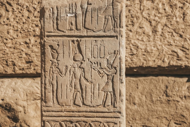 Ruinen des ägyptischen Karnak-Tempels das größte Freilichtmuseum in Luxor