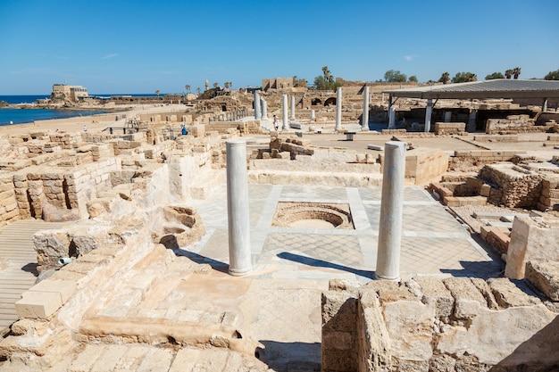 Ruinen des antiken Caesarea Israel