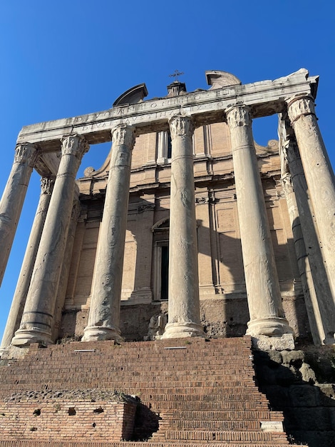 Ruinen des Forum Romanum in Rom, Italien