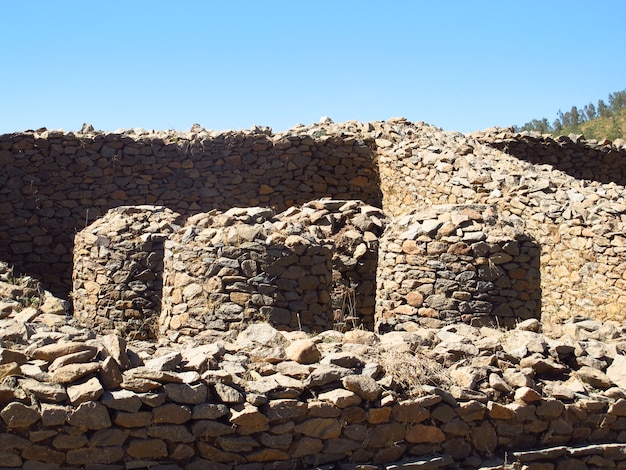 Ruinen des Palastes in Axum-Stadt, Äthiopien