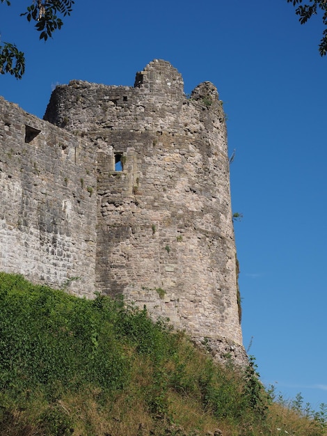 Ruinen von Chepstow Castle in Chepstow