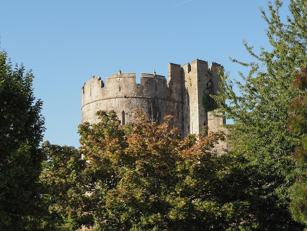 Ruinen von Chepstow Castle in Chepstow