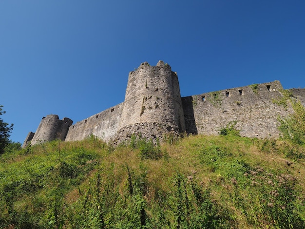 Ruinen von Chepstow Castle in Chepstow