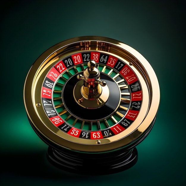 Ruleta de casino muy hermosa y elegante