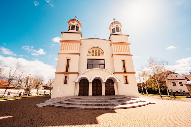 Rumania Prejmer Biserica Sfintii Trei Ierarhi iglesia sajona fortificada medieval en el condado de Brasov landmark