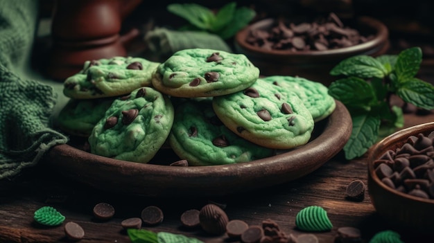 runder Kuchen und auf einem schönen Teller