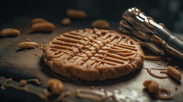 runder Kuchen und auf einem schönen Teller