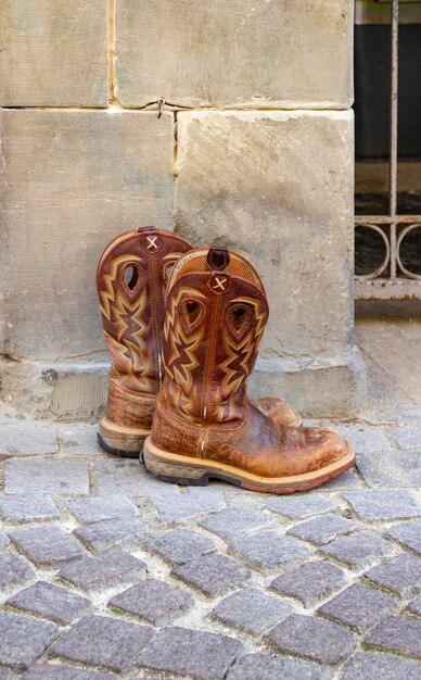 Foto rundown-cowboy-stiefel