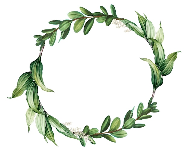 Rundrahmen png Vintage Blatt durchsichtiger Hintergrund