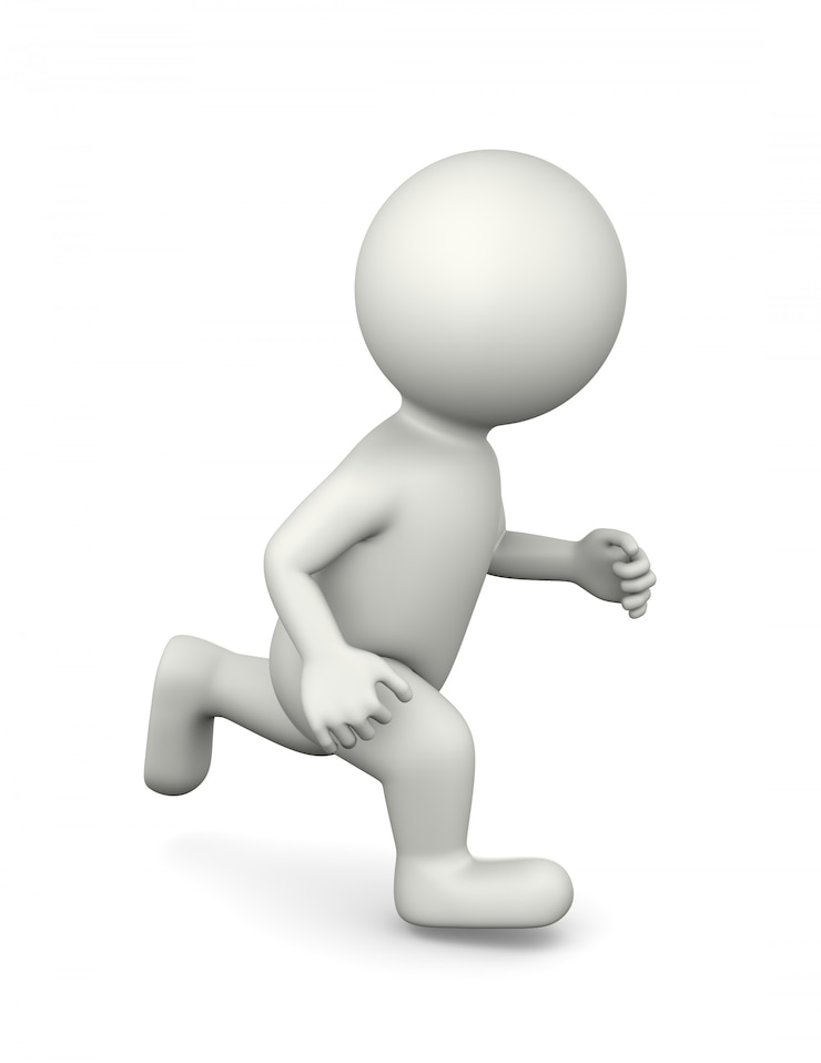 Foto runner 3d character