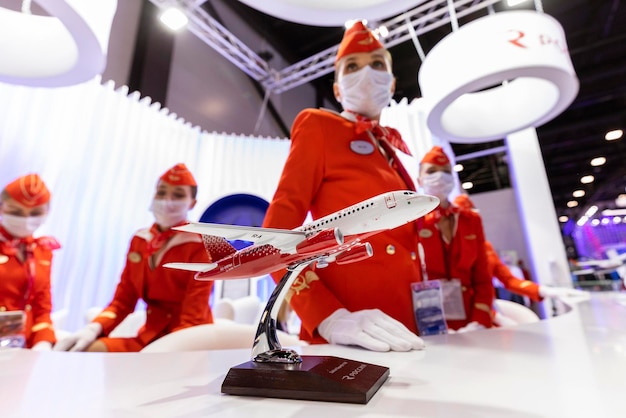 Rusia SaintPetersburg Airline Asistentes de vuelo Asistentes de vuelo del Grupo Aeroflot