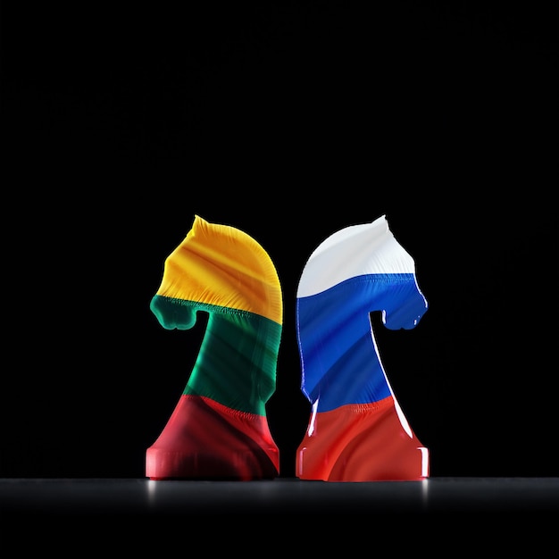 Rússia e Lituânia estão em guerra, seu relacionamento está em crise.