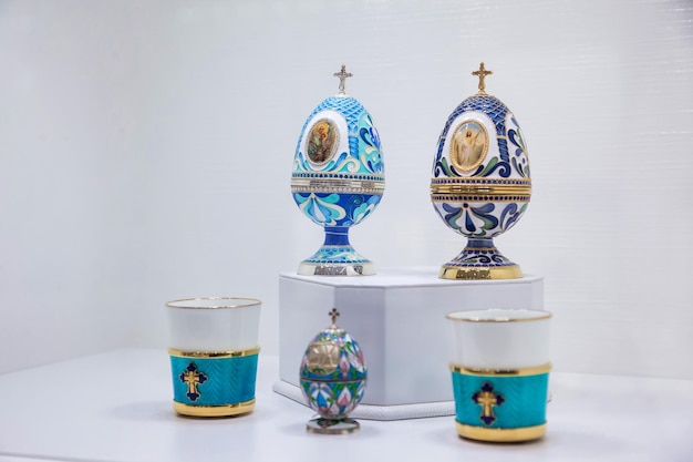 Russische Schmuck-Souvenir-Ostereier-Kopie von Faberge