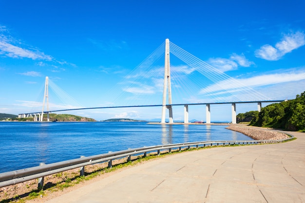 Russky russische Brücke, Wladiwostok