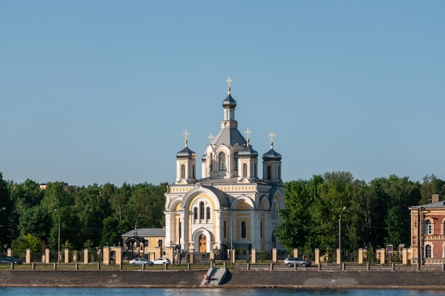 Russland Sankt Petersburg Juni 2022 Newa-Ufer in Sankt Petersburg