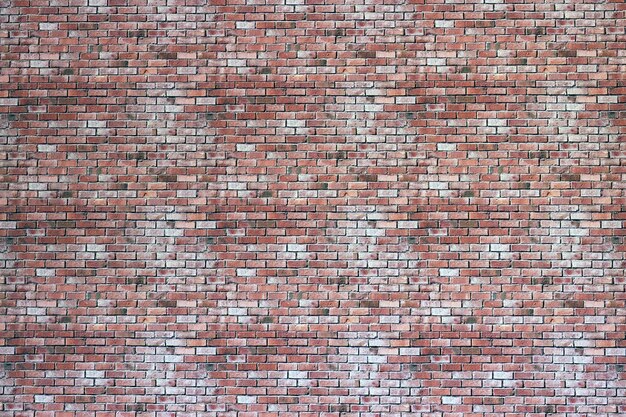 Rustikale rote Backsteinmauer Textur Hintergrund 3D Render