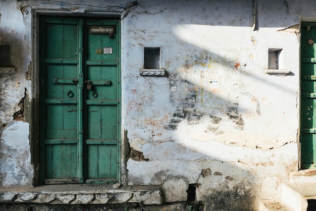 Rustikales Haus in Varanasi, Indien