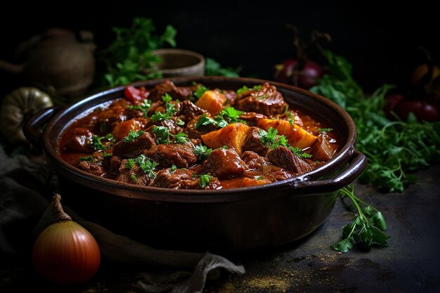 Rustikales Steak Goulash