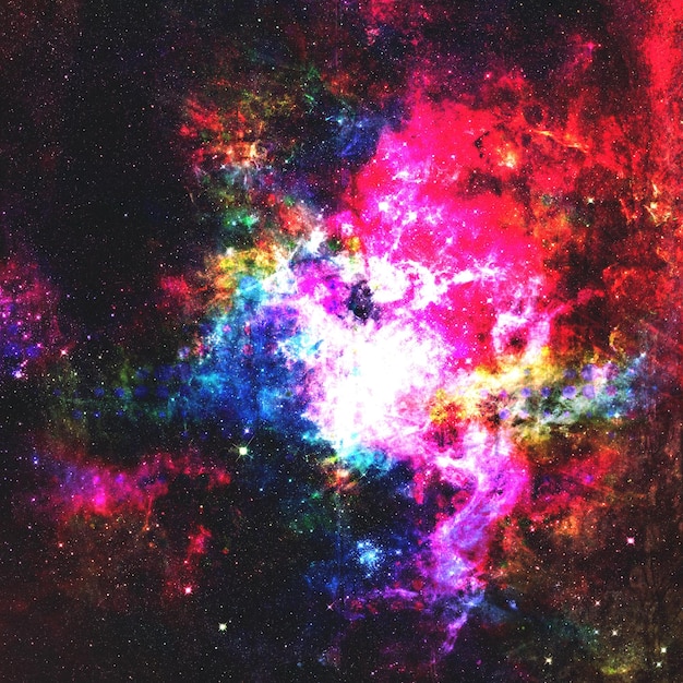 Rusty Grunge grobe abstrakte Textur geknackt schmutziges Muster bunter Weltraumkosmos-Hintergrund