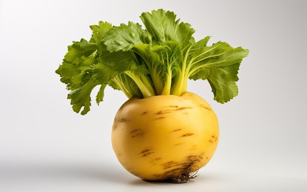 Rutabaga en un fondo transparente