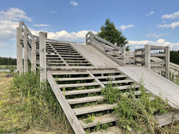 Rutsche aus Holz